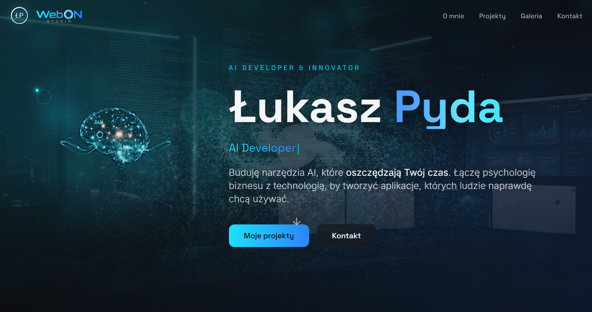 Wizytówka internetowa Łukasza Pydy